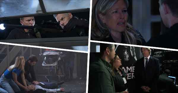 GH Week of March 4, 2024: Jason Morgan returned to town -- with an assassin. Dante was shot. John confronted Sonny about Karen. Sonny and Ava shared a close moment.